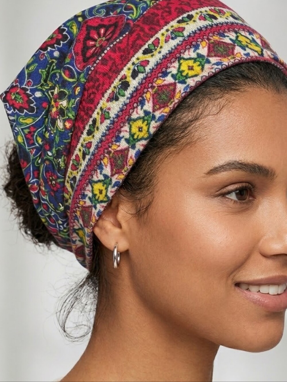 Bohemian Floral Multi-Way Hair Band / Neck Gaiter / Scarf